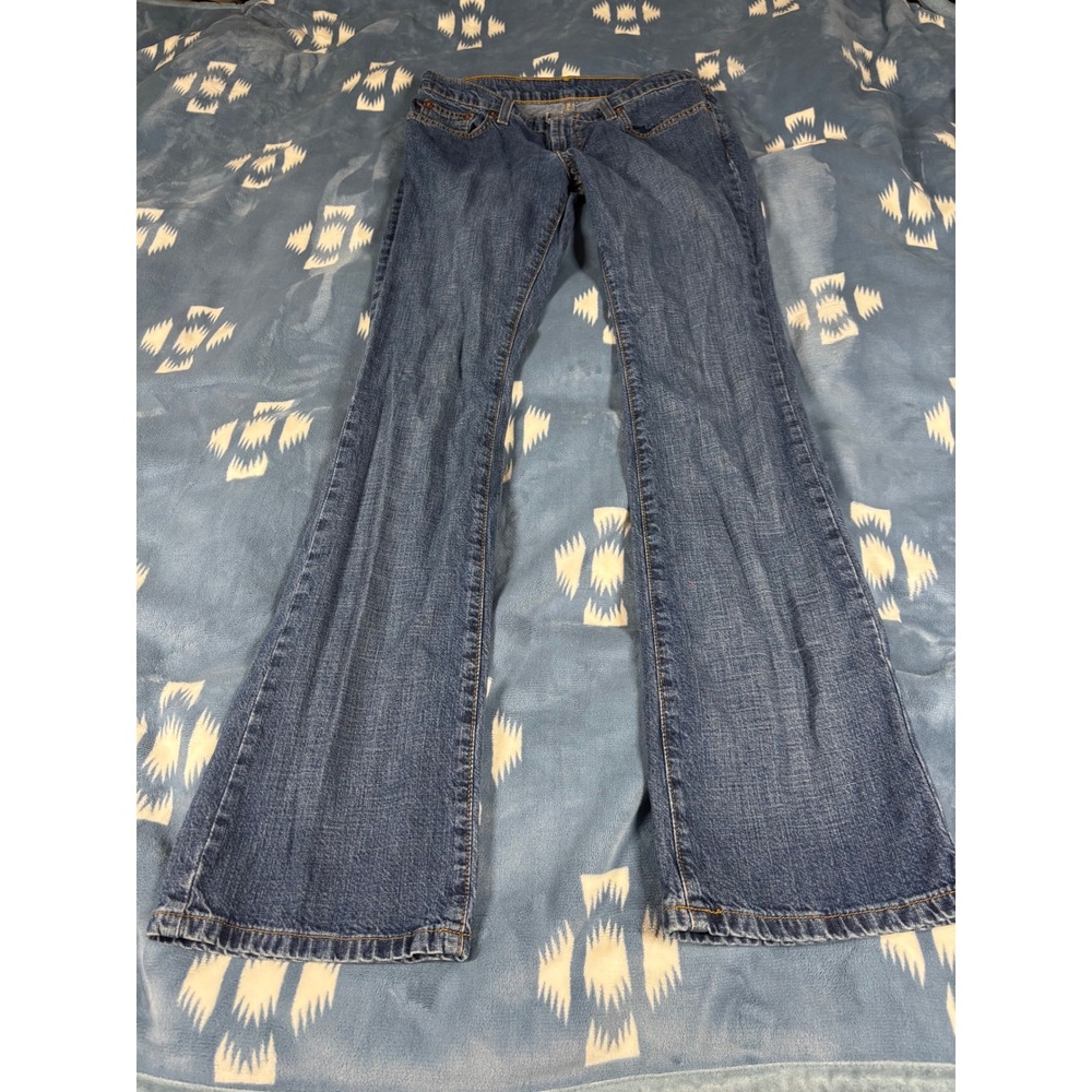 Polo Ralph Lauren Kelly Jean Medium Wash Straight Leg Denim Blue Size 4x32